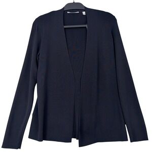 Cyrus Womens Black Open Front Cardigan Sweater Side Slits C312303 New S